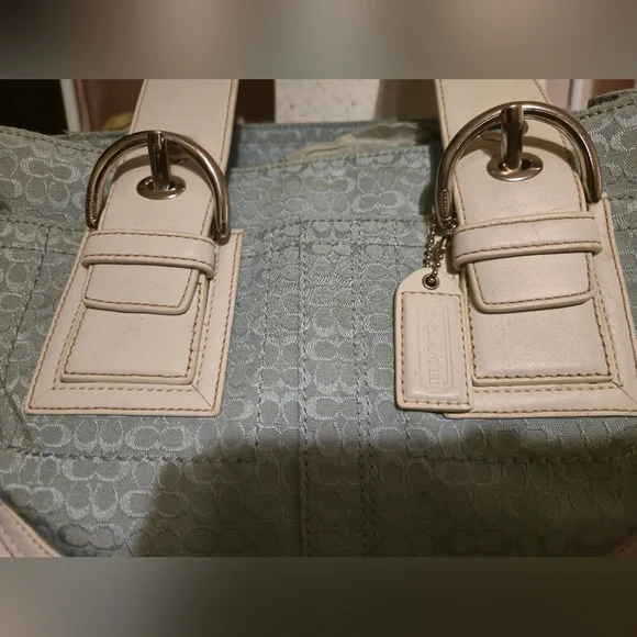 Coach Light Blue Bag - Picture 3 of 13